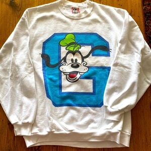 Vintage Oversized Disney Sweatshirt - Goofy